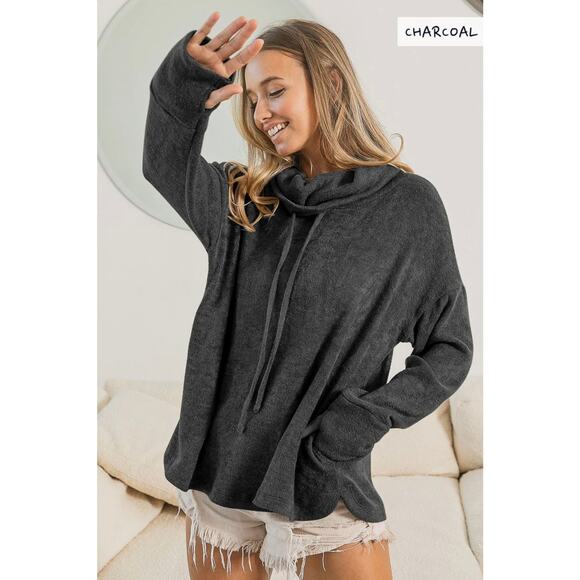 BT3220AD Low Gage Turtle Neck Top - Picture 2 of 6